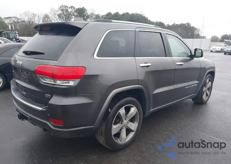 2015 Jeep Grand Cherokee Overland z USA, uszkodzony, nr VIN 1C4RJFCG0FC791430